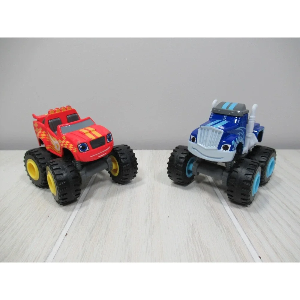 Blaze & the Monster Machines die cast trucks Blaze Crusher Fisher Price used